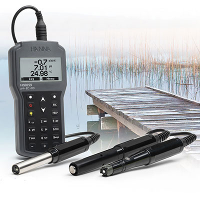 HI98199微電腦pH-EC-TDS-DO-鹽度-°C多參數(shù)水質(zhì)測定儀