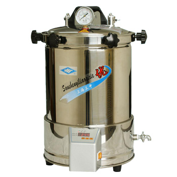 上海三申YX-280A定時(shí)數(shù)控手提式壓力蒸汽滅菌器手提式消毒鍋高壓滅菌鍋